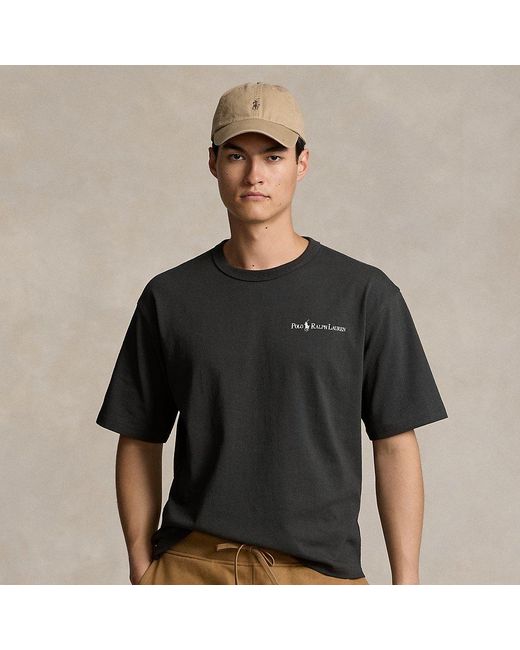 Polo Ralph Lauren Ruimvallend Jersey T-shirt Met Logo in het Black voor heren