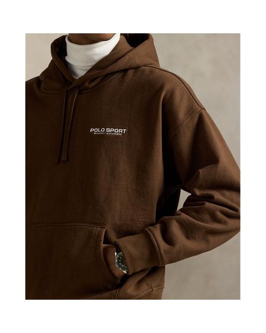 Felpa Polo Sport Relaxed-Fit di Polo Ralph Lauren in Brown da Uomo