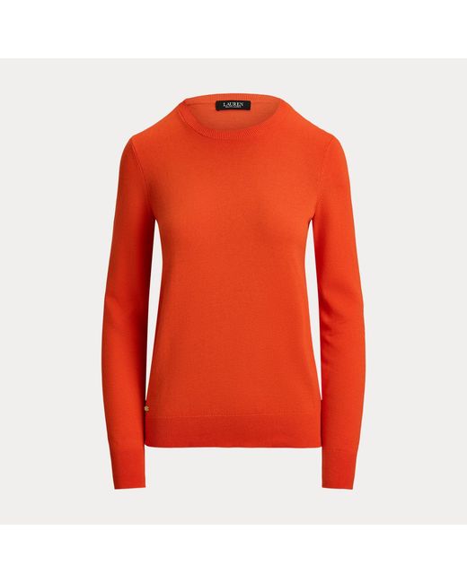 Ralph Lauren Orange Ralph Lauren Cotton-blend Sweater