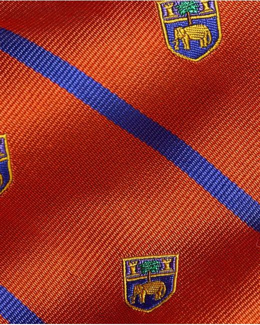 Polo Ralph Lauren Red Striped Silk Club Tie for men