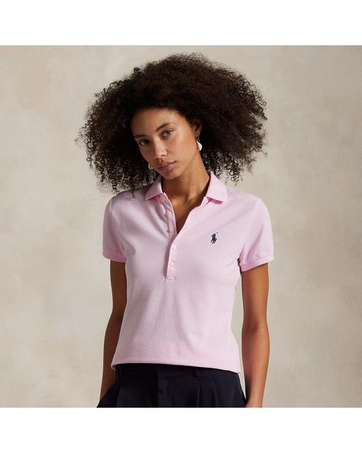 Polo Ralph Lauren Pink Slim Fit Stretch Polo Shirt