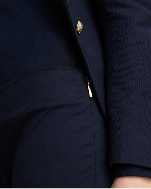 Ralph Lauren Blue Stretch Twill Skinny Trouser