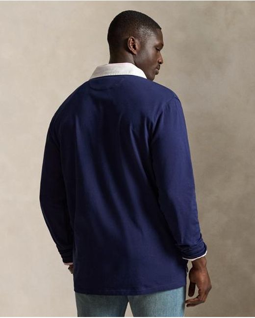 Ralph Lauren Blue The Iconic Rugby Shirt for men