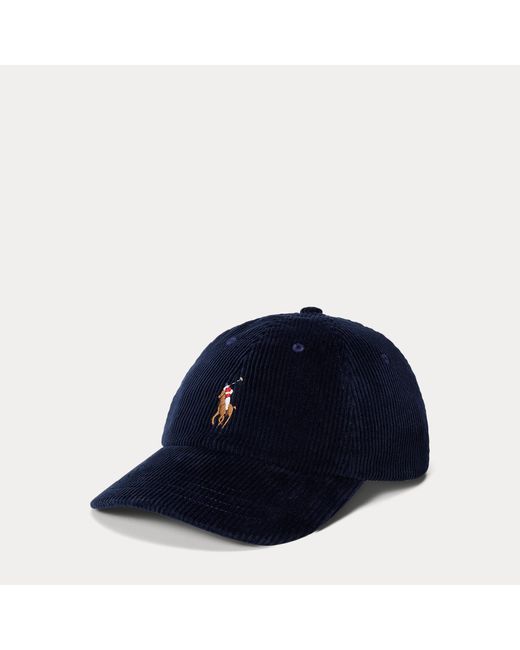 Polo Ralph Lauren Blue Corduroy Ball Cap