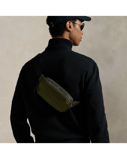 Marsupio con logo tono su tono di Polo Ralph Lauren in Green da Uomo