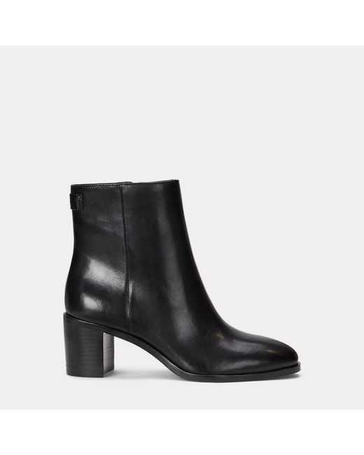 ralph lauren arianne leather bootie