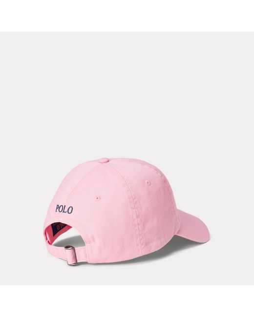 Polo Ralph Lauren Pink Classic Baseball Cap for men