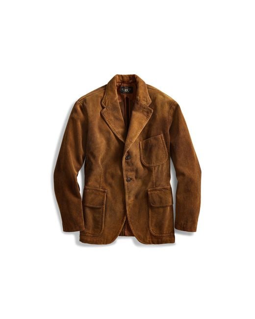 RRL Brown Corduroy Sport Coat for men