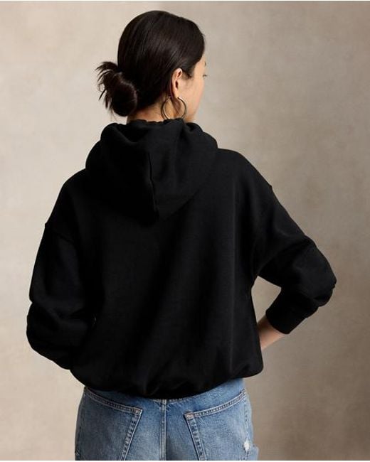 Polo Ralph Lauren Black Holiday Polo Bear Fleece Hoodie
