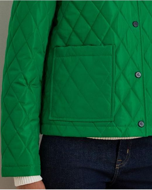 Ralph Lauren Doorgestikt Barn-Jack Met Keperstof in het Green