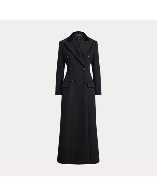 Cappotto Anthony in lana e cashmere di Ralph Lauren in Black