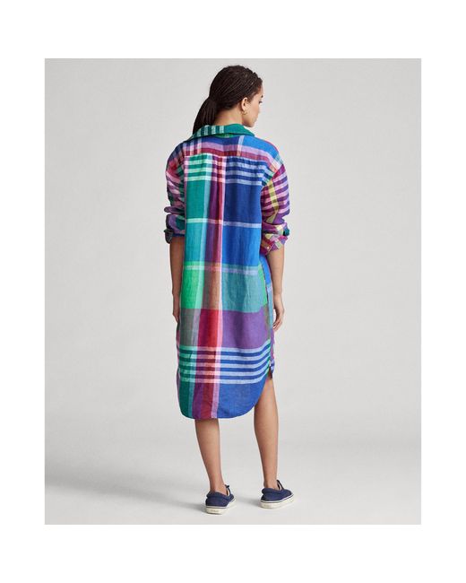 Ralph lauren madras dress sale