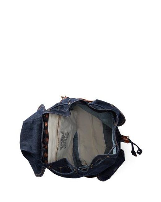 RRL Blue Denim Rucksack for men