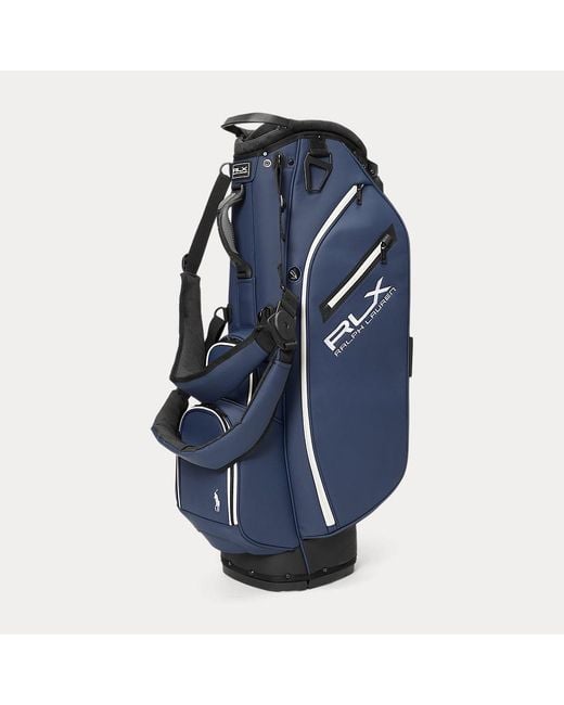 【RLX】RALPH LAUREN stand bag blue RLX Ralph Lauren Golf Stand Bag - Navy/White 001 - 453P2399-001