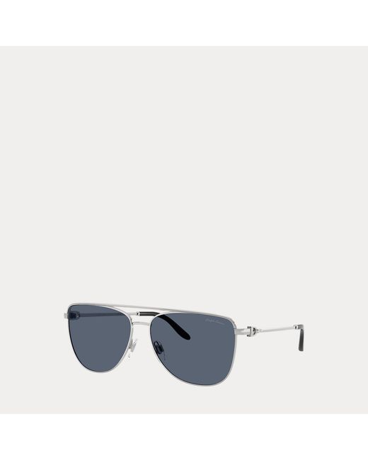 Ralph Lauren Blue Stirrup Pilot Sunglasses