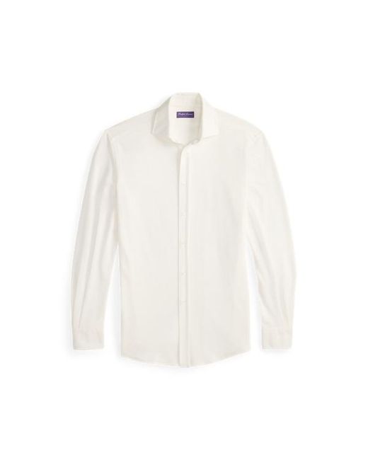 Ralph Lauren Natural Knit Oxford Shirt for men