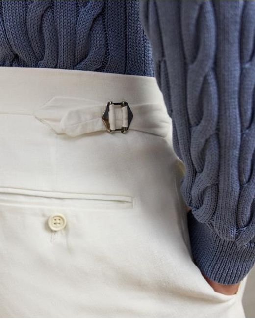 Ralph Lauren Blue Ralph Lauren Gregory Hand-Tailored Linen Trouser for men