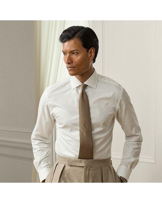 Ralph Lauren Pflegeleichtes Twillhemd in White für Herren
