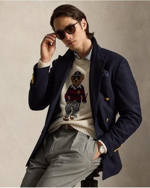 Ralph Lauren Natural Polo Bear Performance Jumper for men
