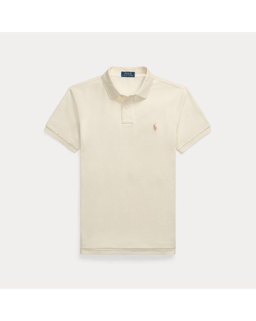 Polo Ralph Lauren Natural Slim Fit Mesh Polo Shirt for men