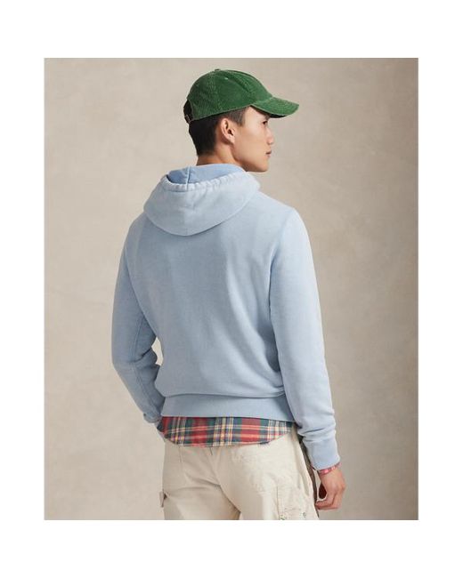 Felpa Polo Bear tinta in capo di Polo Ralph Lauren in Blue da Uomo