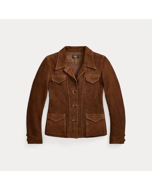 RRL Brown Sheep-Suede Jacket