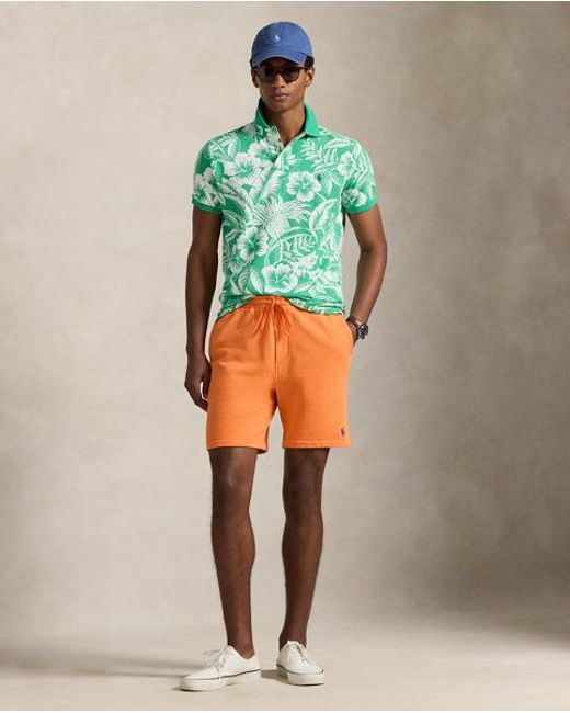 Polo Ralph Lauren Green 19 Cm French Terry Shorts for men