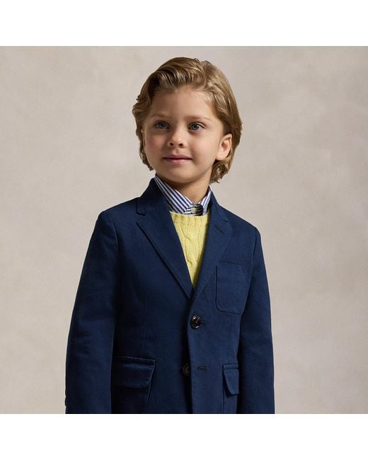 Polo Ralph Lauren Blue Ralph Lauren Boy's Stretch Chino Suit Jacket for men