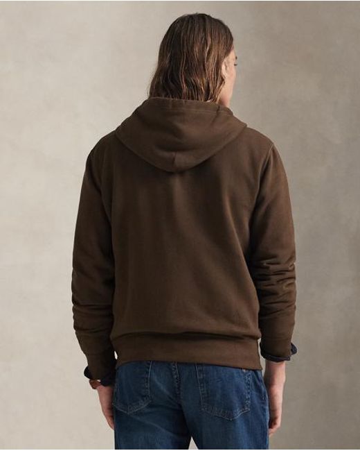 Polo Ralph Lauren Brown The Rl Fleece Full-Zip Hoodie for men
