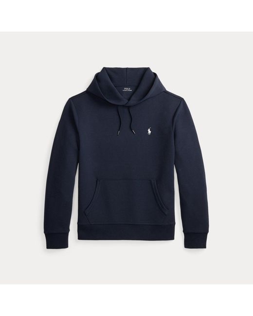 Polo Ralph Lauren Blue Double-Knit Hoodie for men