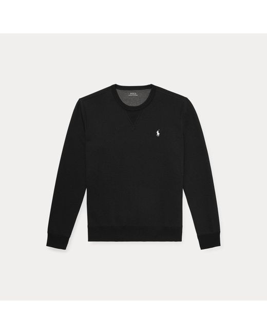 Polo Ralph Lauren Black Double-knit Sweatshirt for men