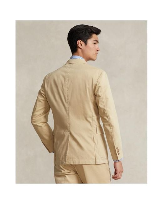 Polo Ralph Lauren Natural Polo Unconstructed Chino Suit Jacket for men