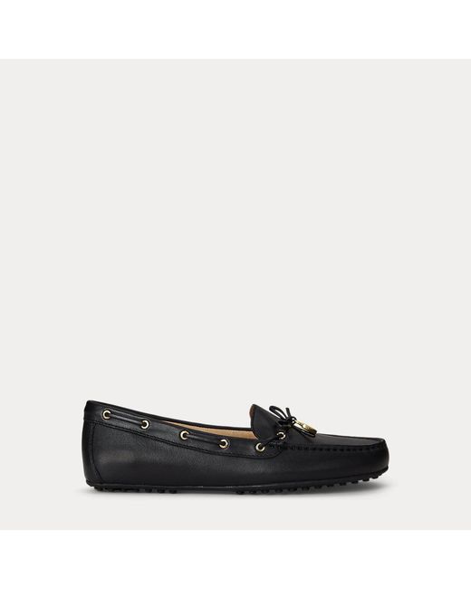 Ralph Lauren Black Ralph Lauren Wylie Nappa Leather Driver