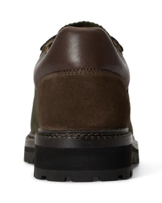 Polo Ralph Lauren Green Alpine Low Suede Trail Shoe for men