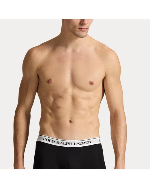 Pack de tres calzoncillos Polo Ralph Lauren de hombre de color Black