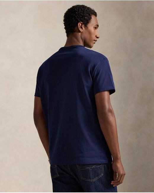 Polo Ralph Lauren Blue Classic Fit Jersey Crewneck T-shirt for men