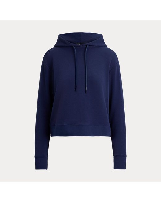 Ralph Lauren Blue Waffle-Knit Hoodie