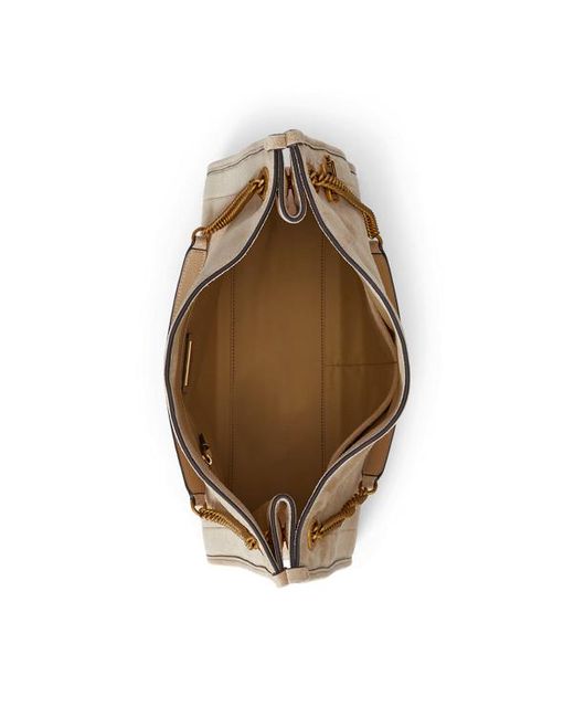 Shopper tote Bradley grande in camoscio di Ralph Lauren in Black