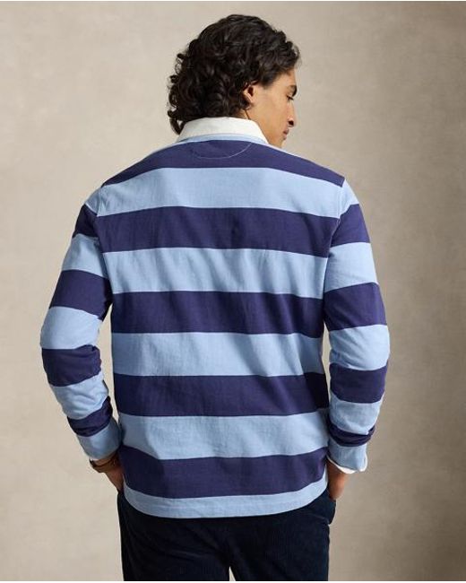 Polo Ralph Lauren Blue The Iconic Rugby Shirt for men
