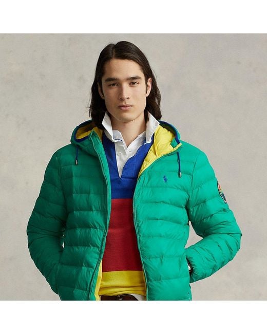 Polo Ralph Lauren Verstaubare wasserabweisende Jacke in Grün für Herren |  Lyst AT