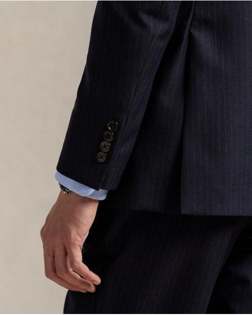Polo Ralph Lauren Blue Polo Tailored Pinstripe Wool Suit for men