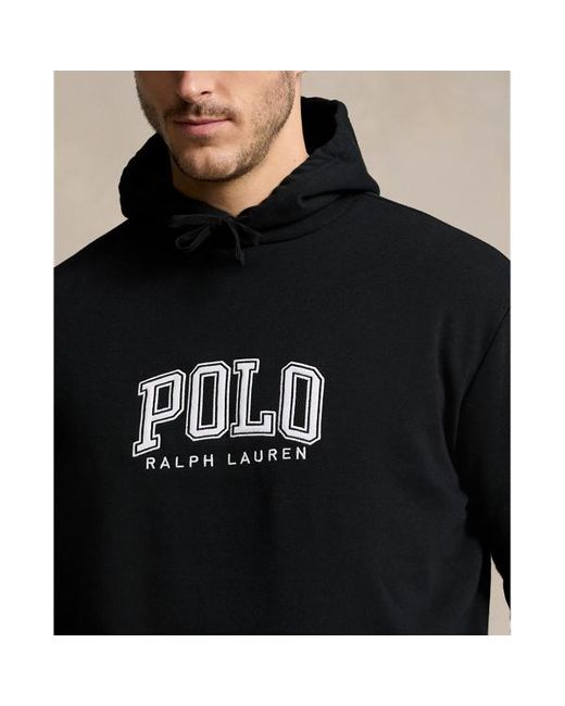Tallas Grandes - Sudadera de felpa con logotipo Polo Ralph Lauren de hombre de color Black