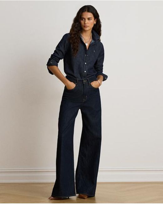 Ralph Lauren Blue Classic Fit Denim Shirt
