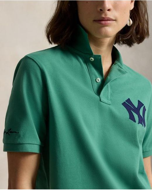 Polo Ralph Lauren Green Polo Ralph Lauren Lauren Yankees Polo Shirt for men