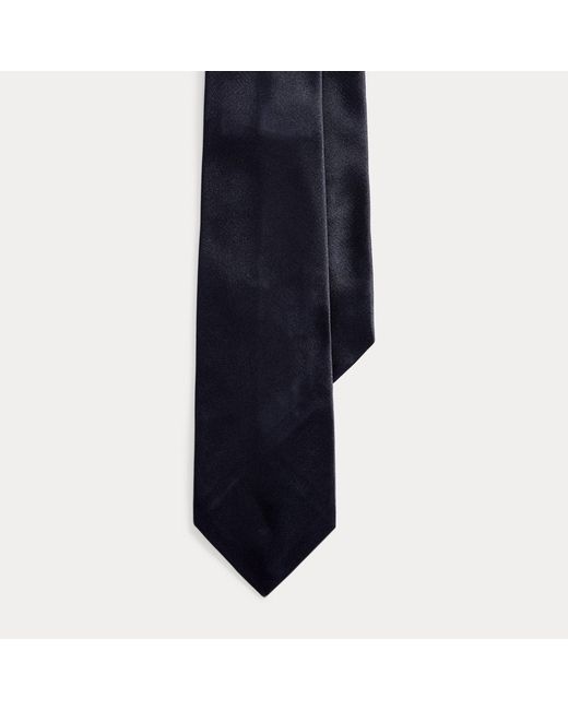 Ralph Lauren Blue Silk Satin Tie for men