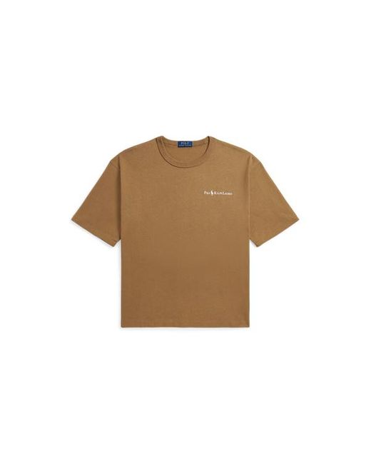 Maglietta in jersey con logo Relaxed-Fit di Polo Ralph Lauren in Natural da Uomo