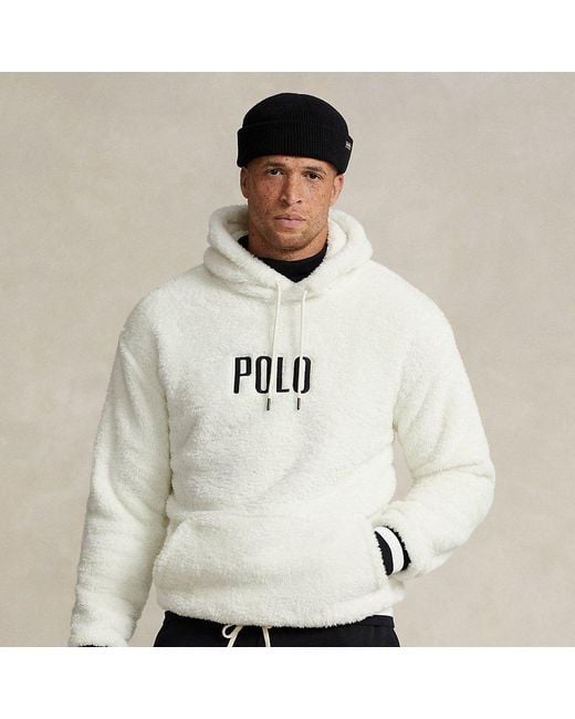 Ralph lauren shop white fleece