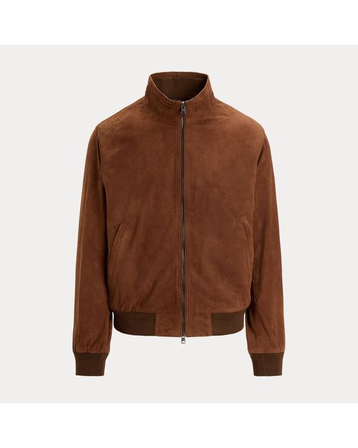 Polo Ralph Lauren Green The Charleton Suede Jacket for men