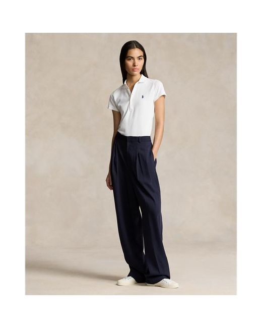 Polo Ralph Lauren White Slim Fit Stretch Polo Shirt