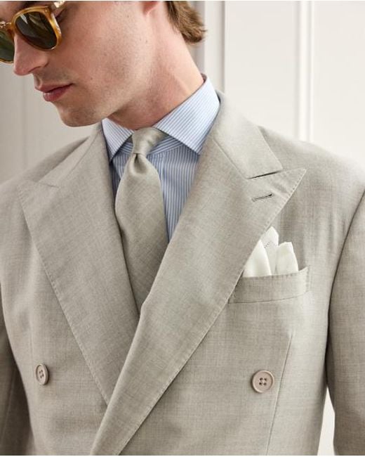 Ralph Lauren Gray Ralph Lauren Hand-Tailored Wool Flannel Suit for men